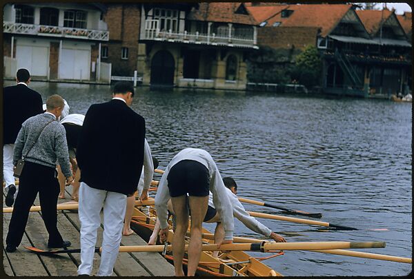 [1096 Views of the Henley Royal Regatta for Sports Illustrated Article, "Henley Forever"], Walker Evans (American, St. Louis, Missouri 1903–1975 New Haven, Connecticut), Color film transparency