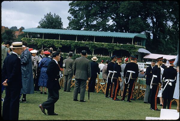 [1096 Views of the Henley Royal Regatta for Sports Illustrated Article, "Henley Forever"], Walker Evans (American, St. Louis, Missouri 1903–1975 New Haven, Connecticut), Color film transparency