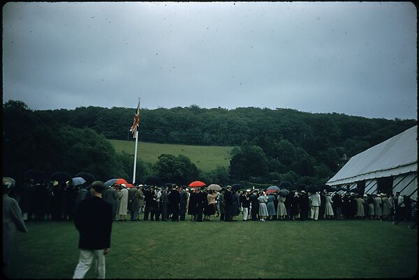 [1096 Views of the Henley Royal Regatta for Sports Illustrated Article, "Henley Forever"], Walker Evans (American, St. Louis, Missouri 1903–1975 New Haven, Connecticut), Color film transparency