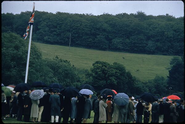 [1096 Views of the Henley Royal Regatta for Sports Illustrated Article, "Henley Forever"], Walker Evans (American, St. Louis, Missouri 1903–1975 New Haven, Connecticut), Color film transparency
