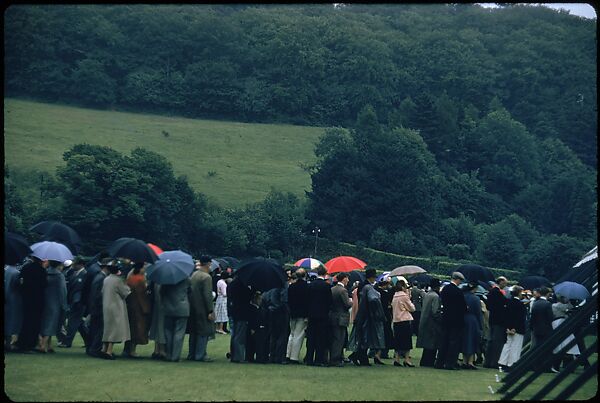 [1096 Views of the Henley Royal Regatta for Sports Illustrated Article, "Henley Forever"], Walker Evans (American, St. Louis, Missouri 1903–1975 New Haven, Connecticut), Color film transparency