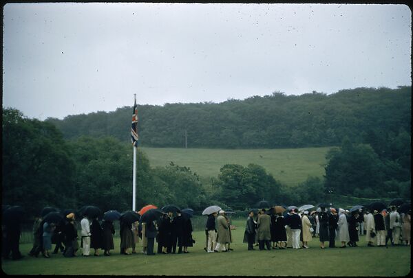 [1096 Views of the Henley Royal Regatta for Sports Illustrated Article, "Henley Forever"], Walker Evans (American, St. Louis, Missouri 1903–1975 New Haven, Connecticut), Color film transparency