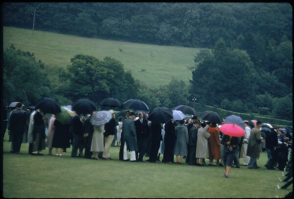 [1096 Views of the Henley Royal Regatta for Sports Illustrated Article, "Henley Forever"], Walker Evans (American, St. Louis, Missouri 1903–1975 New Haven, Connecticut), Color film transparency