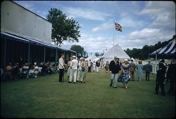 [1096 Views of the Henley Royal Regatta for Sports Illustrated Article, "Henley Forever"], Walker Evans (American, St. Louis, Missouri 1903–1975 New Haven, Connecticut), Color film transparency