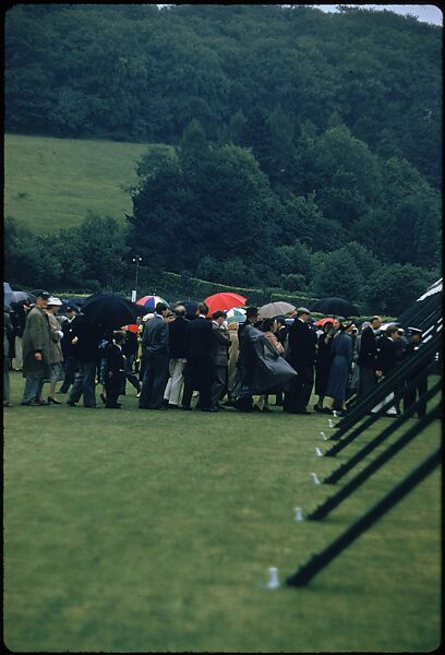 [1096 Views of the Henley Royal Regatta for Sports Illustrated Article, "Henley Forever"], Walker Evans (American, St. Louis, Missouri 1903–1975 New Haven, Connecticut), Color film transparency