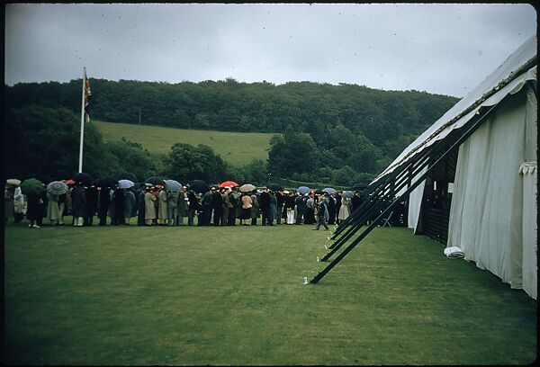 [1096 Views of the Henley Royal Regatta for Sports Illustrated Article, "Henley Forever"], Walker Evans (American, St. Louis, Missouri 1903–1975 New Haven, Connecticut), Color film transparency
