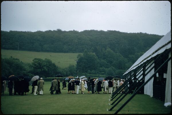 [1096 Views of the Henley Royal Regatta for Sports Illustrated Article, "Henley Forever"], Walker Evans (American, St. Louis, Missouri 1903–1975 New Haven, Connecticut), Color film transparency