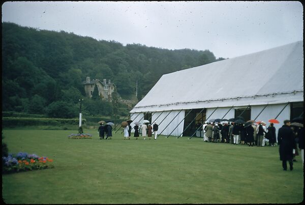 [1096 Views of the Henley Royal Regatta for Sports Illustrated Article, "Henley Forever"], Walker Evans (American, St. Louis, Missouri 1903–1975 New Haven, Connecticut), Color film transparency