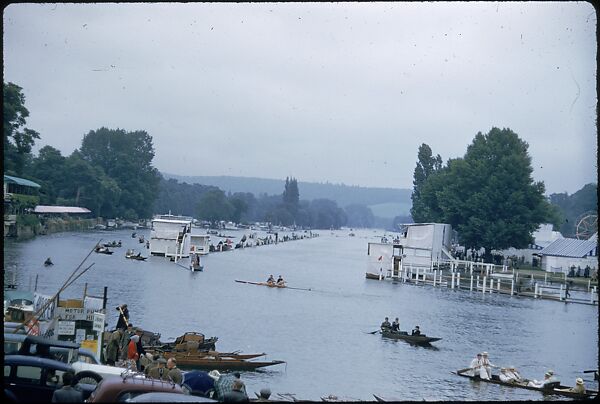[1096 Views of the Henley Royal Regatta for Sports Illustrated Article, "Henley Forever"], Walker Evans (American, St. Louis, Missouri 1903–1975 New Haven, Connecticut), Color film transparency
