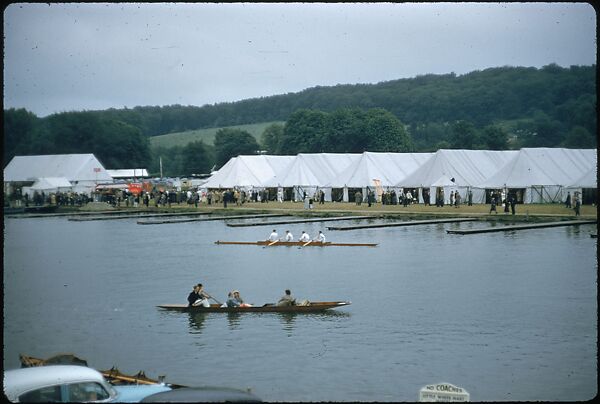 [1096 Views of the Henley Royal Regatta for Sports Illustrated Article, "Henley Forever"], Walker Evans (American, St. Louis, Missouri 1903–1975 New Haven, Connecticut), Color film transparency