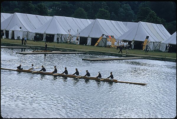 [1096 Views of the Henley Royal Regatta for Sports Illustrated Article, "Henley Forever"], Walker Evans (American, St. Louis, Missouri 1903–1975 New Haven, Connecticut), Color film transparency