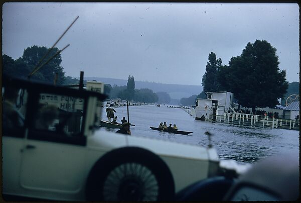 [1096 Views of the Henley Royal Regatta for Sports Illustrated Article, "Henley Forever"], Walker Evans (American, St. Louis, Missouri 1903–1975 New Haven, Connecticut), Color film transparency