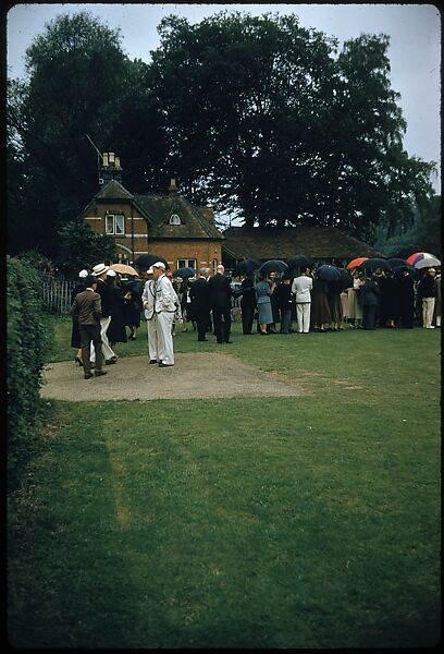 [1096 Views of the Henley Royal Regatta for Sports Illustrated Article, "Henley Forever"], Walker Evans (American, St. Louis, Missouri 1903–1975 New Haven, Connecticut), Color film transparency