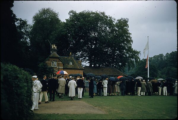 [1096 Views of the Henley Royal Regatta for Sports Illustrated Article, "Henley Forever"], Walker Evans (American, St. Louis, Missouri 1903–1975 New Haven, Connecticut), Color film transparency