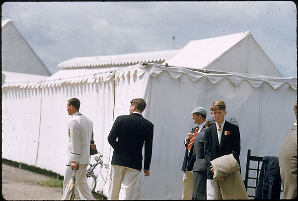 [1096 Views of the Henley Royal Regatta for Sports Illustrated Article, "Henley Forever"], Walker Evans (American, St. Louis, Missouri 1903–1975 New Haven, Connecticut), Color film transparency