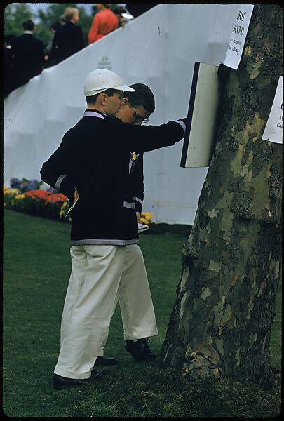 [1096 Views of the Henley Royal Regatta for Sports Illustrated Article, "Henley Forever"], Walker Evans (American, St. Louis, Missouri 1903–1975 New Haven, Connecticut), Color film transparency