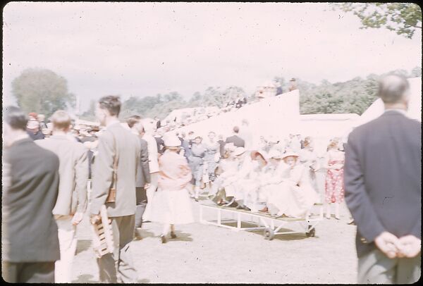 [1096 Views of the Henley Royal Regatta for Sports Illustrated Article, "Henley Forever"], Walker Evans (American, St. Louis, Missouri 1903–1975 New Haven, Connecticut), Color film transparency