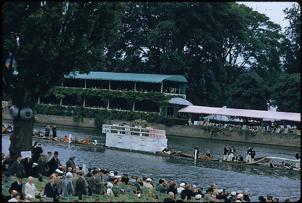 [1096 Views of the Henley Royal Regatta for Sports Illustrated Article, "Henley Forever"], Walker Evans (American, St. Louis, Missouri 1903–1975 New Haven, Connecticut), Color film transparency
