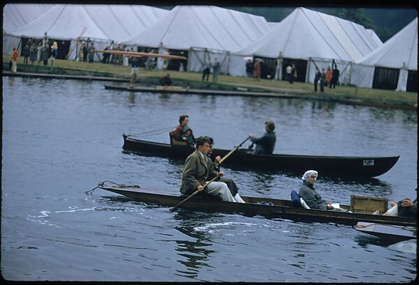 [1096 Views of the Henley Royal Regatta for Sports Illustrated Article, "Henley Forever"], Walker Evans (American, St. Louis, Missouri 1903–1975 New Haven, Connecticut), Color film transparency