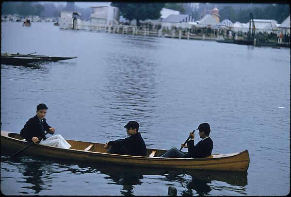 [1096 Views of the Henley Royal Regatta for Sports Illustrated Article, "Henley Forever"], Walker Evans (American, St. Louis, Missouri 1903–1975 New Haven, Connecticut), Color film transparency