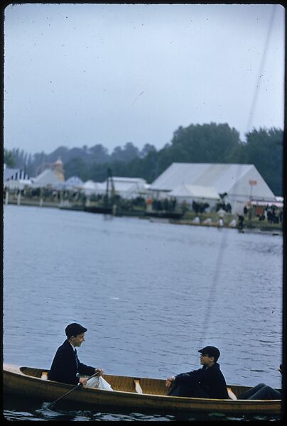 [1096 Views of the Henley Royal Regatta for Sports Illustrated Article, "Henley Forever"], Walker Evans (American, St. Louis, Missouri 1903–1975 New Haven, Connecticut), Color film transparency