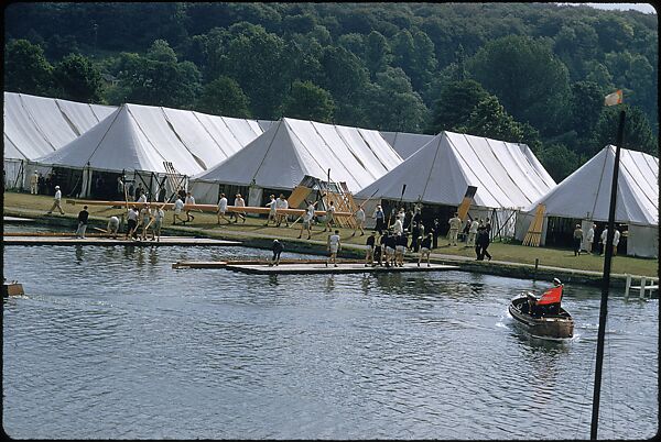 [1096 Views of the Henley Royal Regatta for Sports Illustrated Article, "Henley Forever"], Walker Evans (American, St. Louis, Missouri 1903–1975 New Haven, Connecticut), Color film transparency
