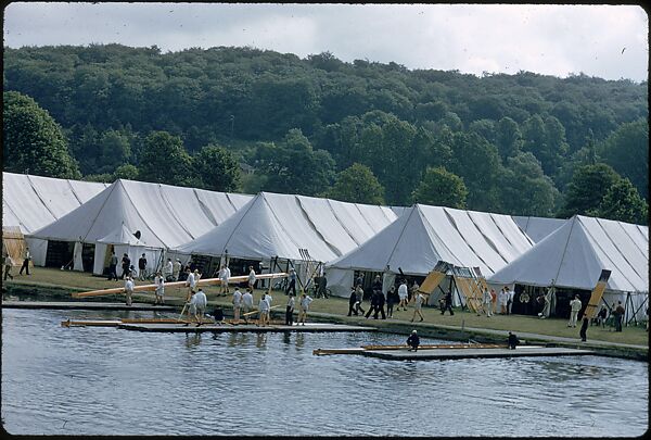 [1096 Views of the Henley Royal Regatta for Sports Illustrated Article, "Henley Forever"], Walker Evans (American, St. Louis, Missouri 1903–1975 New Haven, Connecticut), Color film transparency