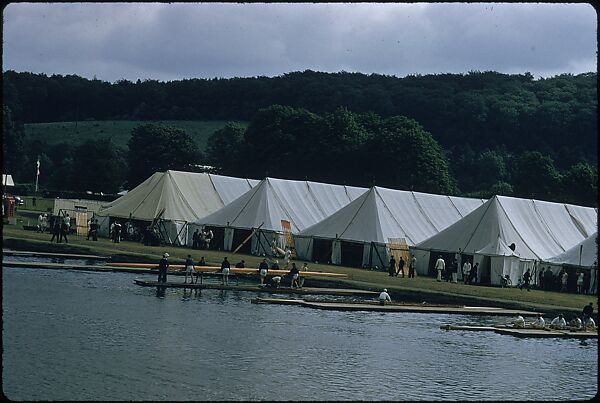 [1096 Views of the Henley Royal Regatta for Sports Illustrated Article, "Henley Forever"], Walker Evans (American, St. Louis, Missouri 1903–1975 New Haven, Connecticut), Color film transparency