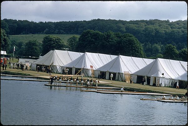 [1096 Views of the Henley Royal Regatta for Sports Illustrated Article, "Henley Forever"], Walker Evans (American, St. Louis, Missouri 1903–1975 New Haven, Connecticut), Color film transparency