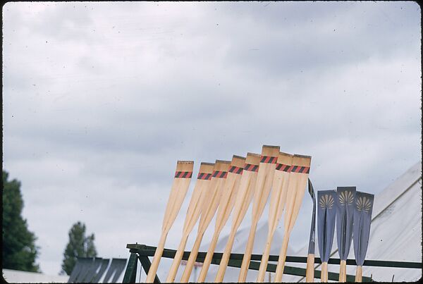 [1096 Views of the Henley Royal Regatta for Sports Illustrated Article, "Henley Forever"], Walker Evans (American, St. Louis, Missouri 1903–1975 New Haven, Connecticut), Color film transparency