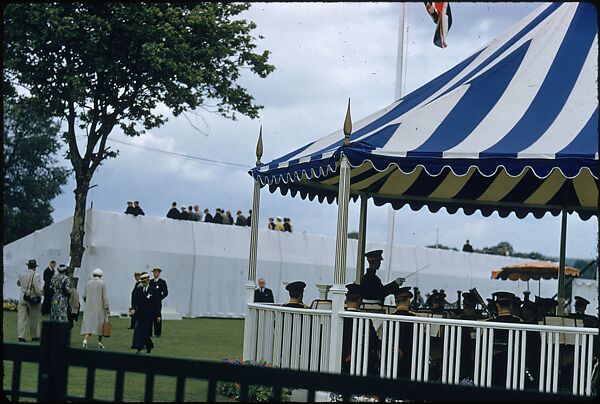 [1096 Views of the Henley Royal Regatta for Sports Illustrated Article, "Henley Forever"], Walker Evans (American, St. Louis, Missouri 1903–1975 New Haven, Connecticut), Color film transparency