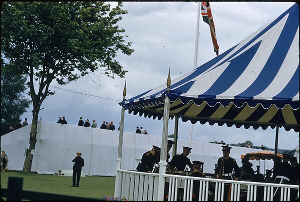 [1096 Views of the Henley Royal Regatta for Sports Illustrated Article, "Henley Forever"], Walker Evans (American, St. Louis, Missouri 1903–1975 New Haven, Connecticut), Color film transparency