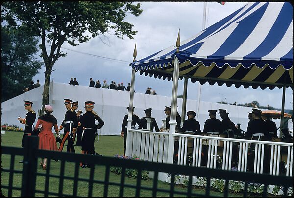 [1096 Views of the Henley Royal Regatta for Sports Illustrated Article, "Henley Forever"], Walker Evans (American, St. Louis, Missouri 1903–1975 New Haven, Connecticut), Color film transparency