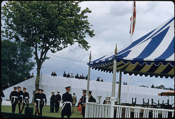 [1096 Views of the Henley Royal Regatta for Sports Illustrated Article, "Henley Forever"], Walker Evans (American, St. Louis, Missouri 1903–1975 New Haven, Connecticut), Color film transparency