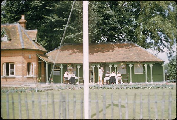 [1096 Views of the Henley Royal Regatta for Sports Illustrated Article, "Henley Forever"], Walker Evans (American, St. Louis, Missouri 1903–1975 New Haven, Connecticut), Color film transparency