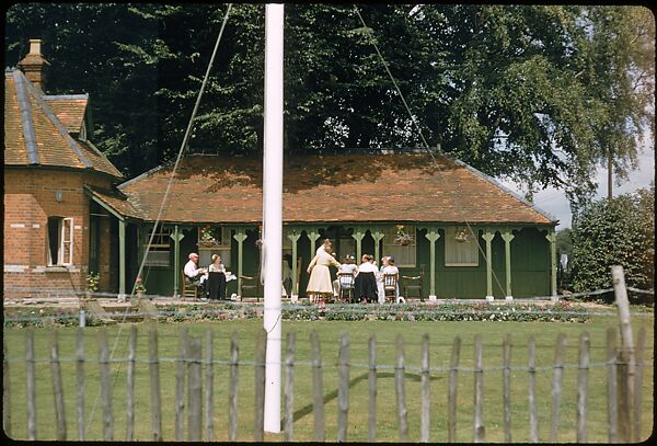 [1096 Views of the Henley Royal Regatta for Sports Illustrated Article, "Henley Forever"], Walker Evans (American, St. Louis, Missouri 1903–1975 New Haven, Connecticut), Color film transparency