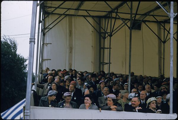 [1096 Views of the Henley Royal Regatta for Sports Illustrated Article, "Henley Forever"], Walker Evans (American, St. Louis, Missouri 1903–1975 New Haven, Connecticut), Color film transparency
