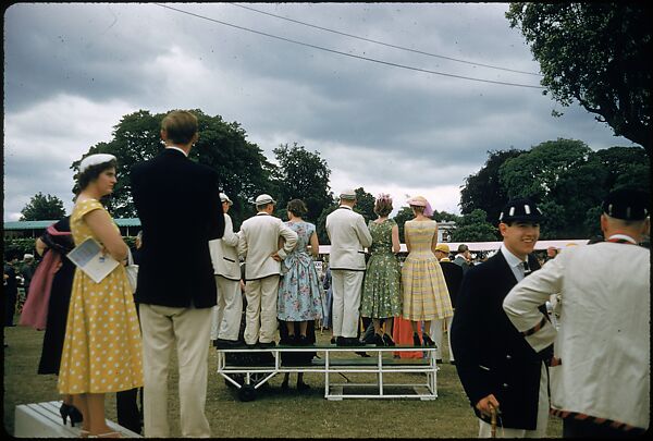 [1096 Views of the Henley Royal Regatta for Sports Illustrated Article, "Henley Forever"], Walker Evans (American, St. Louis, Missouri 1903–1975 New Haven, Connecticut), Color film transparency