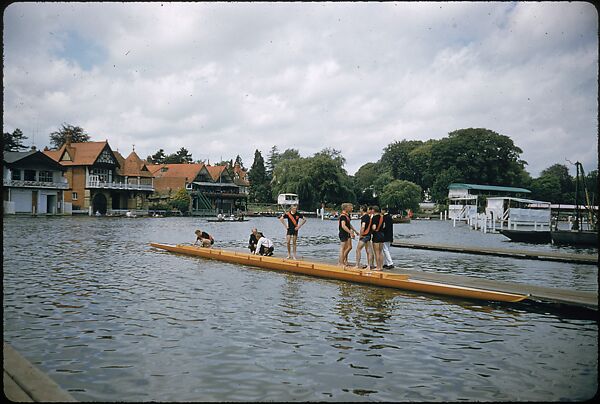 [1096 Views of the Henley Royal Regatta for Sports Illustrated Article, "Henley Forever"], Walker Evans (American, St. Louis, Missouri 1903–1975 New Haven, Connecticut), Color film transparency