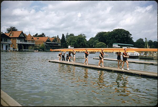 [1096 Views of the Henley Royal Regatta for Sports Illustrated Article, "Henley Forever"], Walker Evans (American, St. Louis, Missouri 1903–1975 New Haven, Connecticut), Color film transparency
