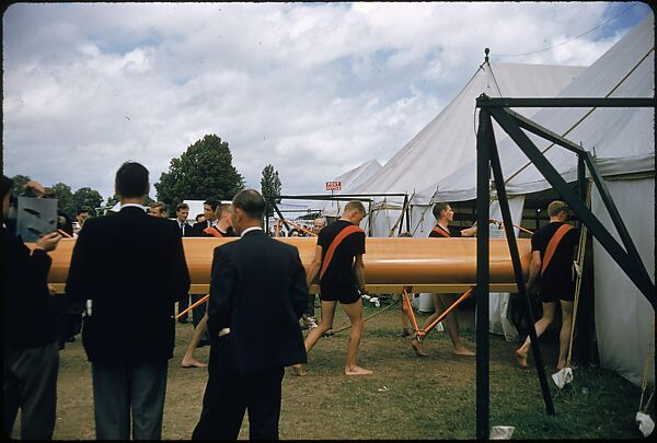 [1096 Views of the Henley Royal Regatta for Sports Illustrated Article, "Henley Forever"], Walker Evans (American, St. Louis, Missouri 1903–1975 New Haven, Connecticut), Color film transparency