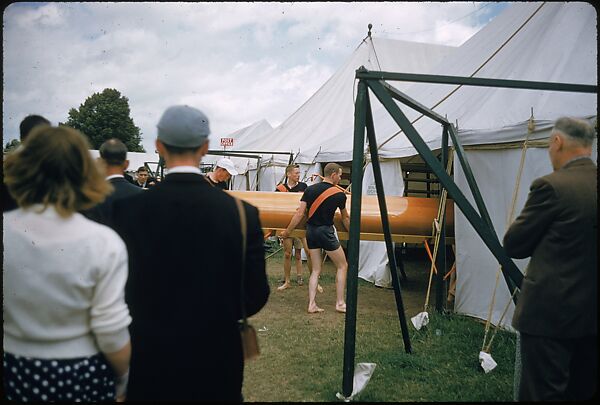 [1096 Views of the Henley Royal Regatta for Sports Illustrated Article, "Henley Forever"], Walker Evans (American, St. Louis, Missouri 1903–1975 New Haven, Connecticut), Color film transparency