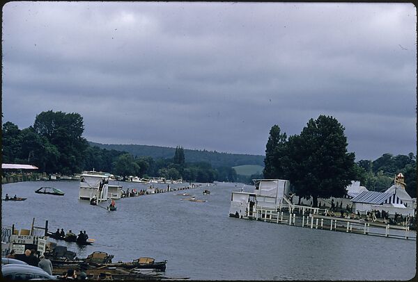 [1096 Views of the Henley Royal Regatta for Sports Illustrated Article, "Henley Forever"], Walker Evans (American, St. Louis, Missouri 1903–1975 New Haven, Connecticut), Color film transparency