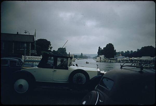 [1096 Views of the Henley Royal Regatta for Sports Illustrated Article, "Henley Forever"], Walker Evans (American, St. Louis, Missouri 1903–1975 New Haven, Connecticut), Color film transparency