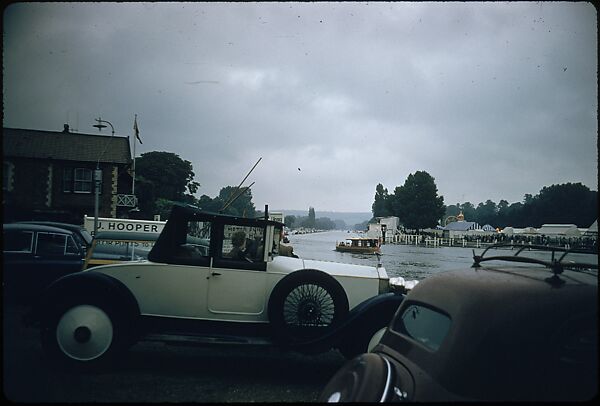 [1096 Views of the Henley Royal Regatta for Sports Illustrated Article, "Henley Forever"], Walker Evans (American, St. Louis, Missouri 1903–1975 New Haven, Connecticut), Color film transparency
