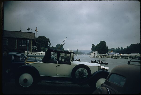 [1096 Views of the Henley Royal Regatta for Sports Illustrated Article, "Henley Forever"], Walker Evans (American, St. Louis, Missouri 1903–1975 New Haven, Connecticut), Color film transparency