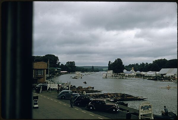 [1096 Views of the Henley Royal Regatta for Sports Illustrated Article, "Henley Forever"], Walker Evans (American, St. Louis, Missouri 1903–1975 New Haven, Connecticut), Color film transparency