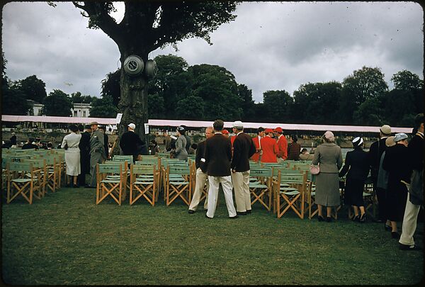 [1096 Views of the Henley Royal Regatta for Sports Illustrated Article, "Henley Forever"], Walker Evans (American, St. Louis, Missouri 1903–1975 New Haven, Connecticut), Color film transparency