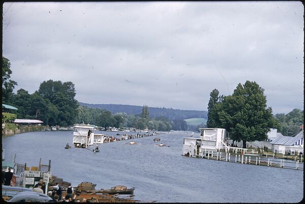 [1096 Views of the Henley Royal Regatta for Sports Illustrated Article, "Henley Forever"], Walker Evans (American, St. Louis, Missouri 1903–1975 New Haven, Connecticut), Color film transparency