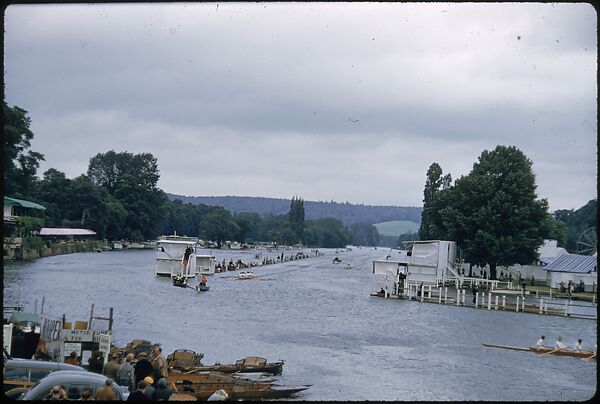 [1096 Views of the Henley Royal Regatta for Sports Illustrated Article, "Henley Forever"], Walker Evans (American, St. Louis, Missouri 1903–1975 New Haven, Connecticut), Color film transparency